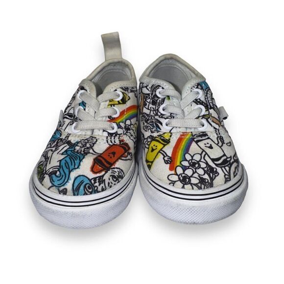 Vans x Crayola Authentic Elas "DIY / Sketch Yours" VN0A34A1ARE Toddler 5 - Picture 3 of 12